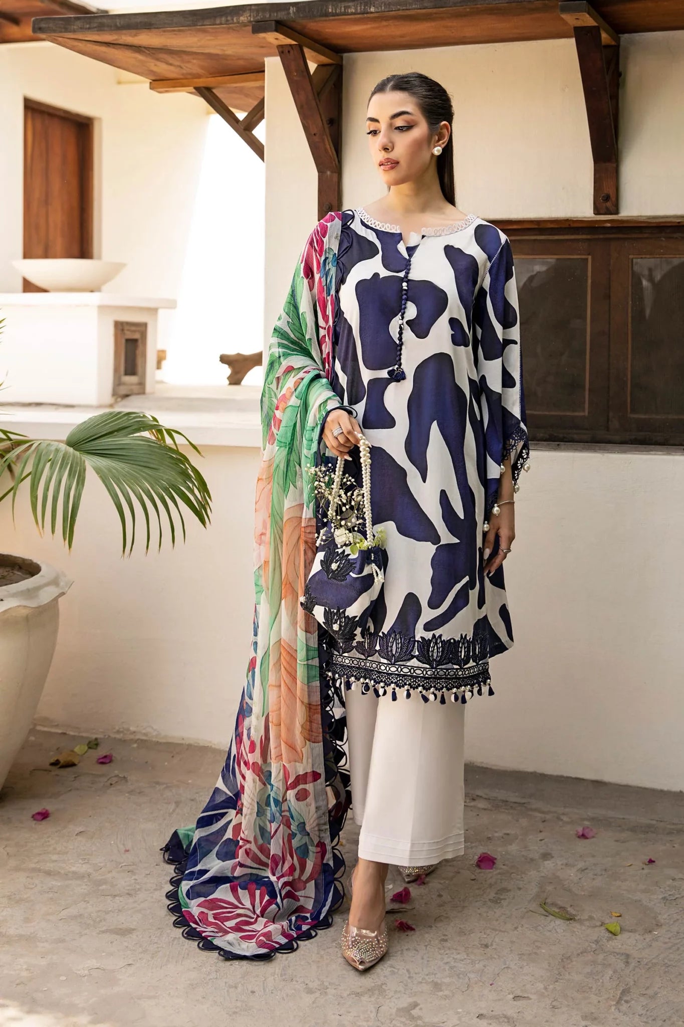 Maria B Mbasics Lawn collection 2025 - D-905B
