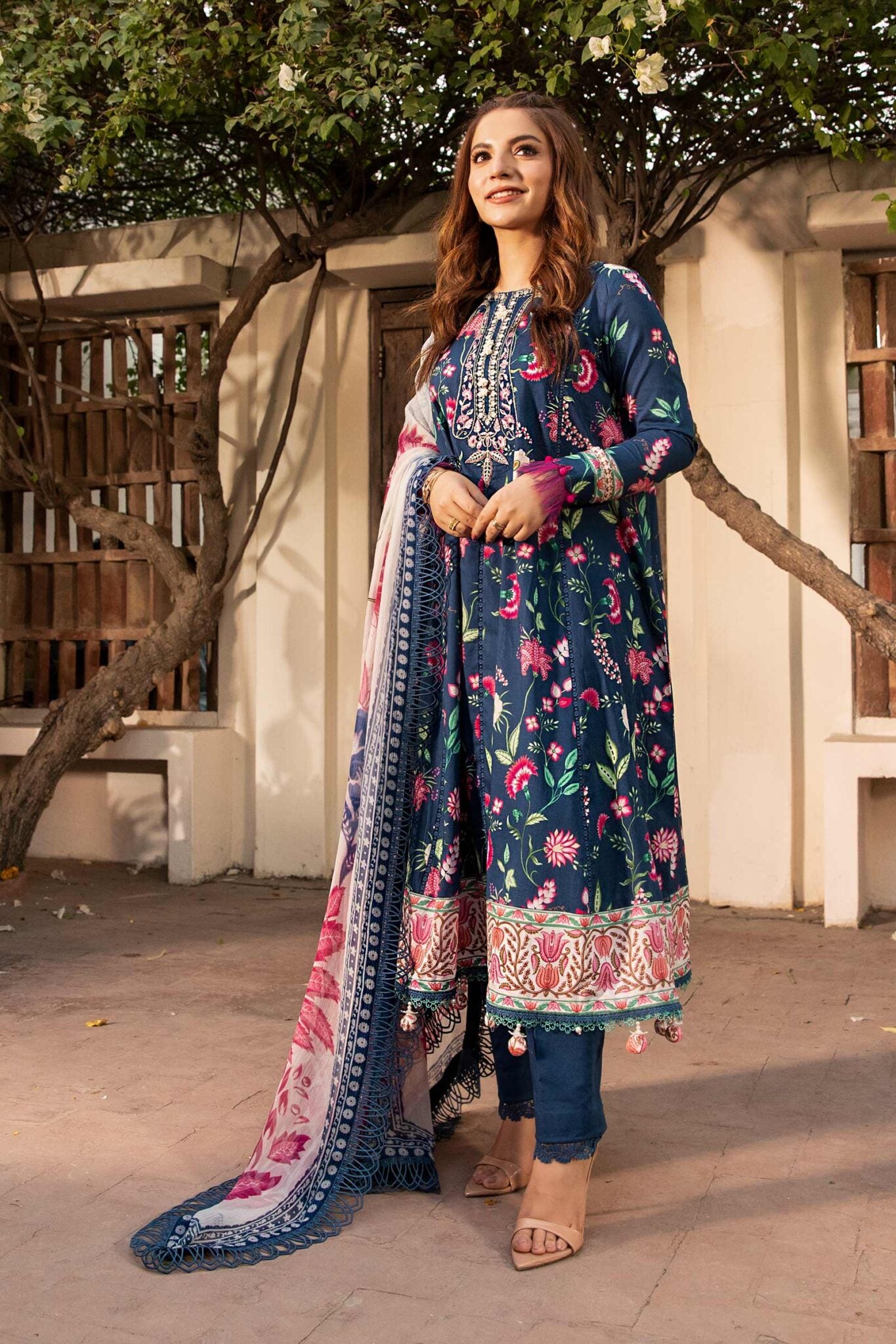 Maria B Mbasics Lawn collection 2025 - D-901B