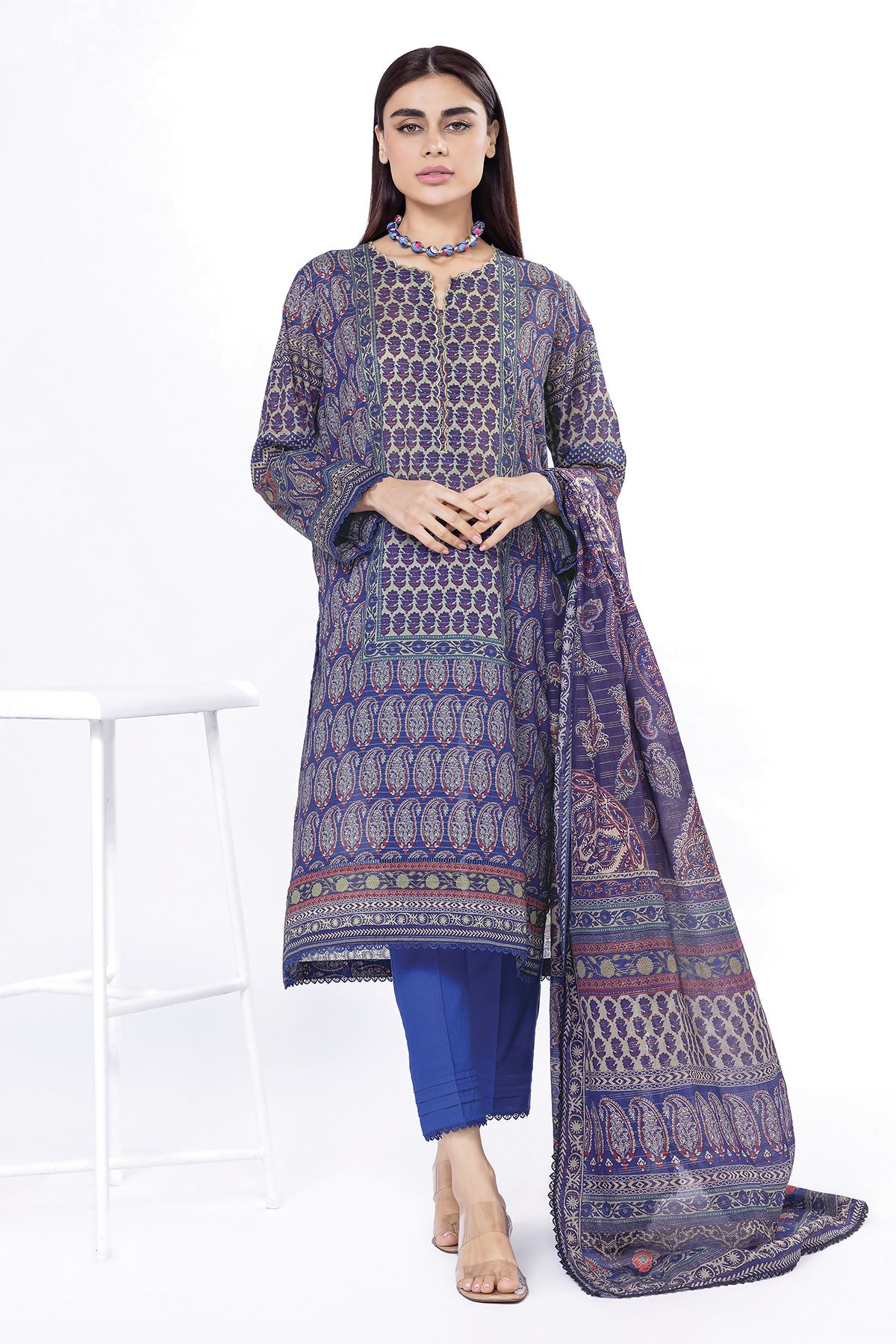 Khaadi Prints Unstitched Lawn Suits 2025 - 10B