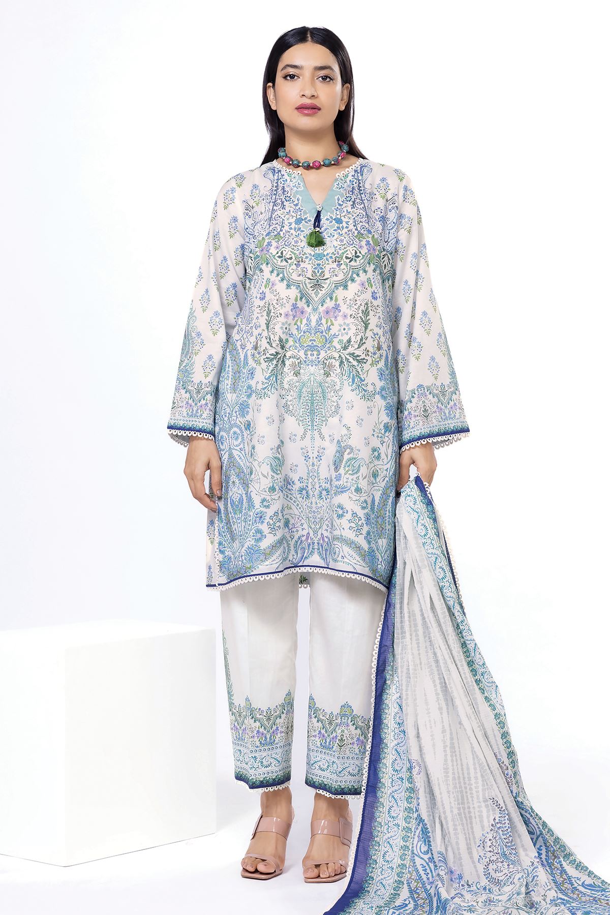 Khaadi Prints Unstitched Lawn Suits 2025 - 1A