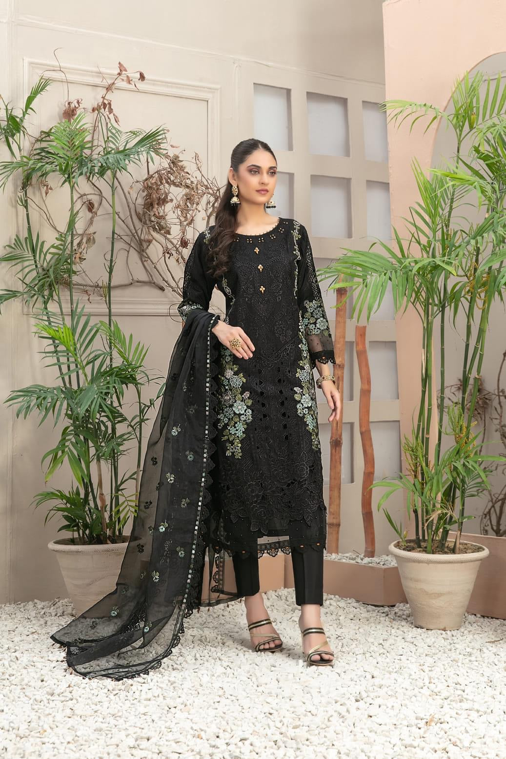 Afsaneh by Tawakkal Fabrics Semi Stitched Lawn Collection’23- D8664