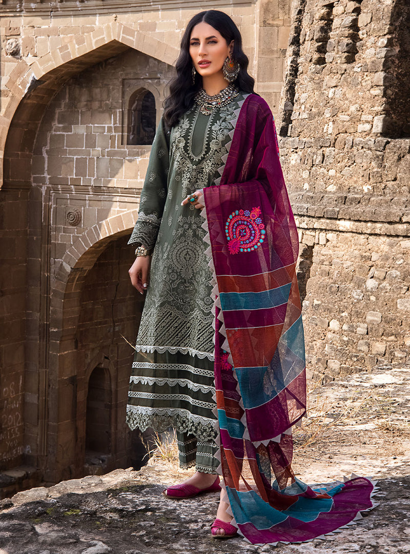 Zainab Chottani Luxury Chikankari Lawn - 2022 | 2B