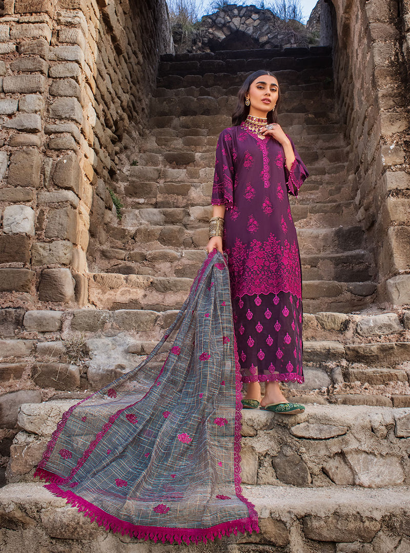 Zainab Chottani Luxury Chikankari Lawn - 2022 | 9B