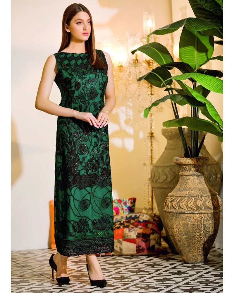 Ramsha Chevron Chiffon Pakistani Salwar Suit A-101