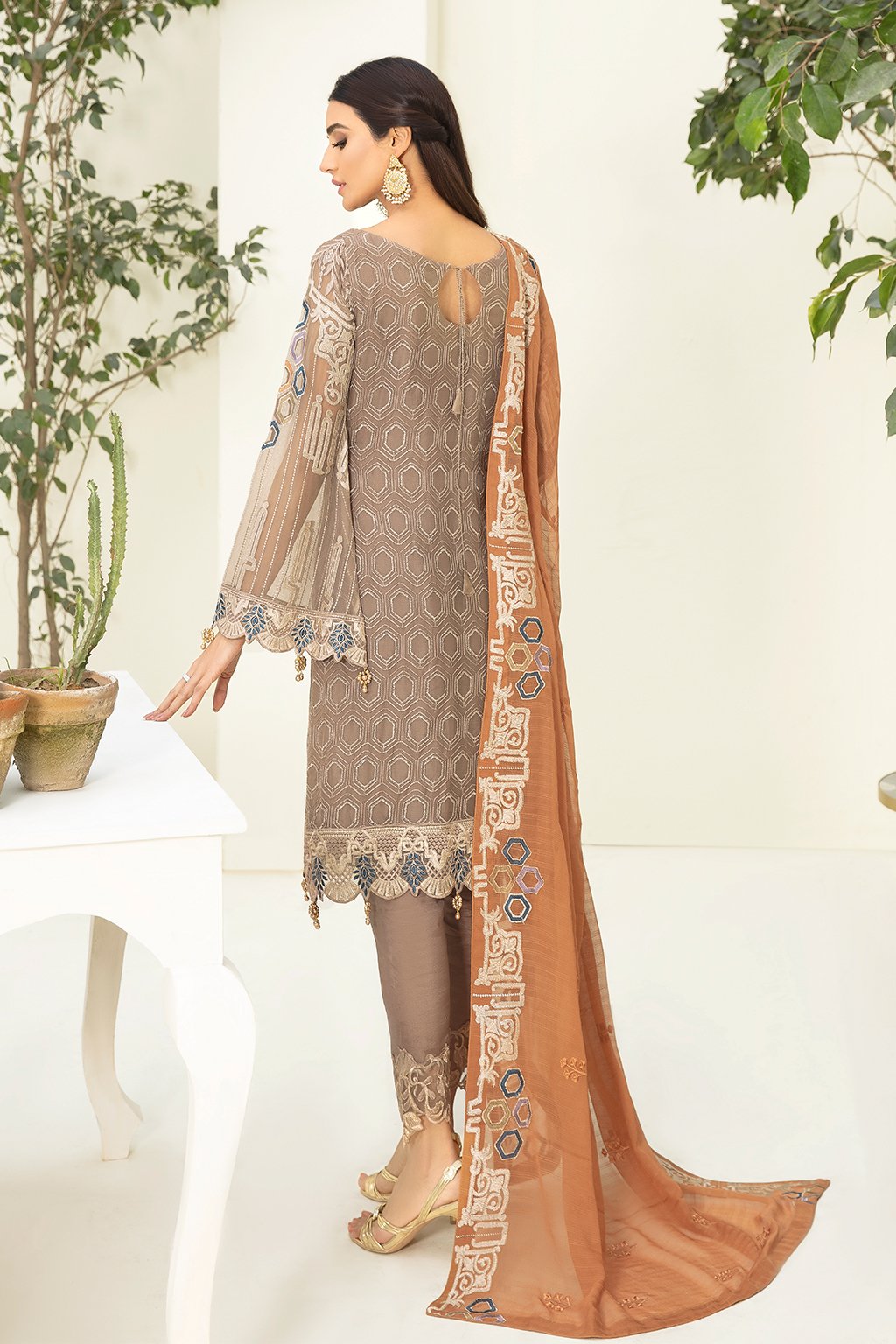 Ramsha Chevron Vol - 3 Chiffon Collection - A-302