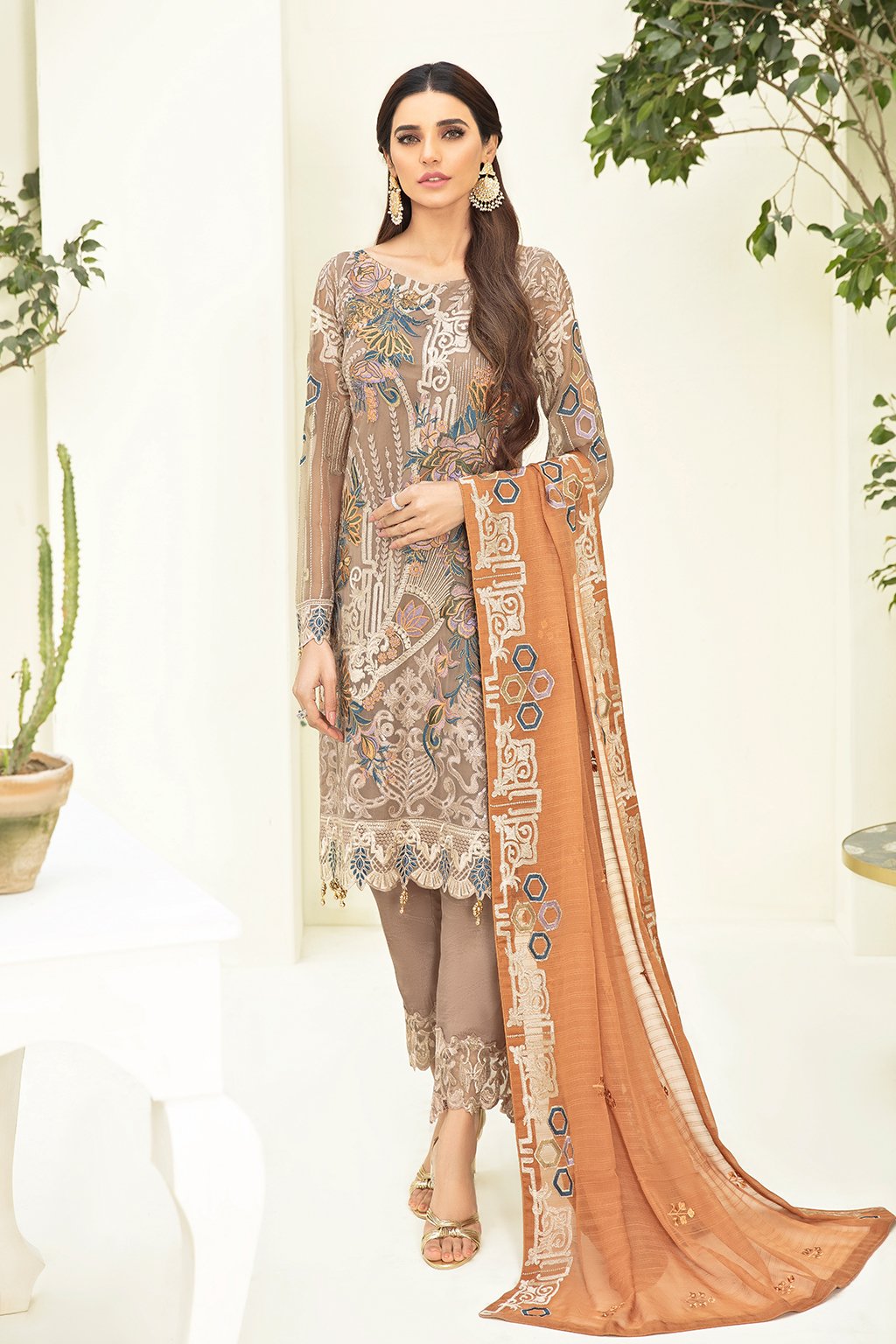 Ramsha Chevron Vol - 3 Chiffon Collection - A-302