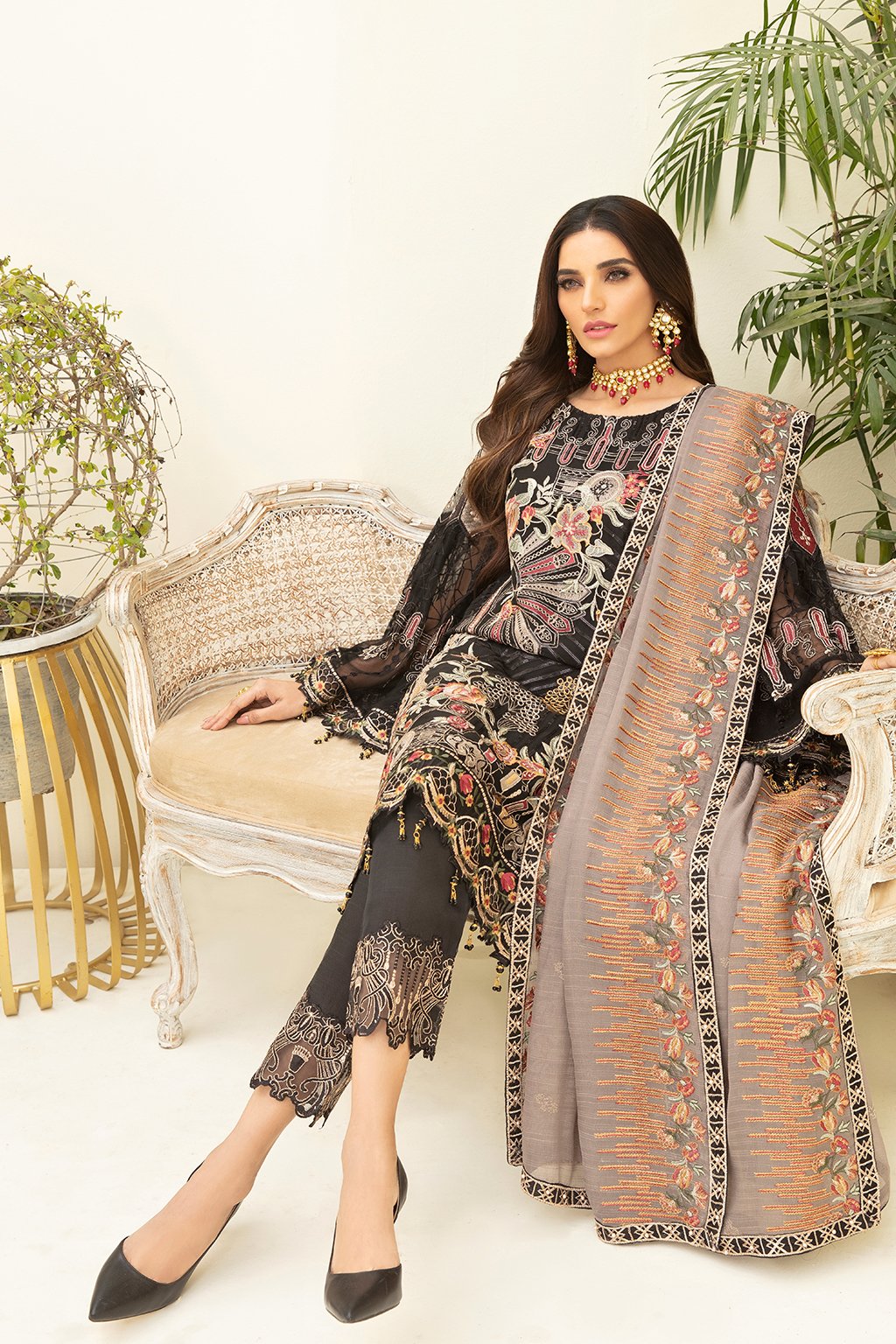 Ramsha Chevron Vol - 3 Chiffon Collection - A-305