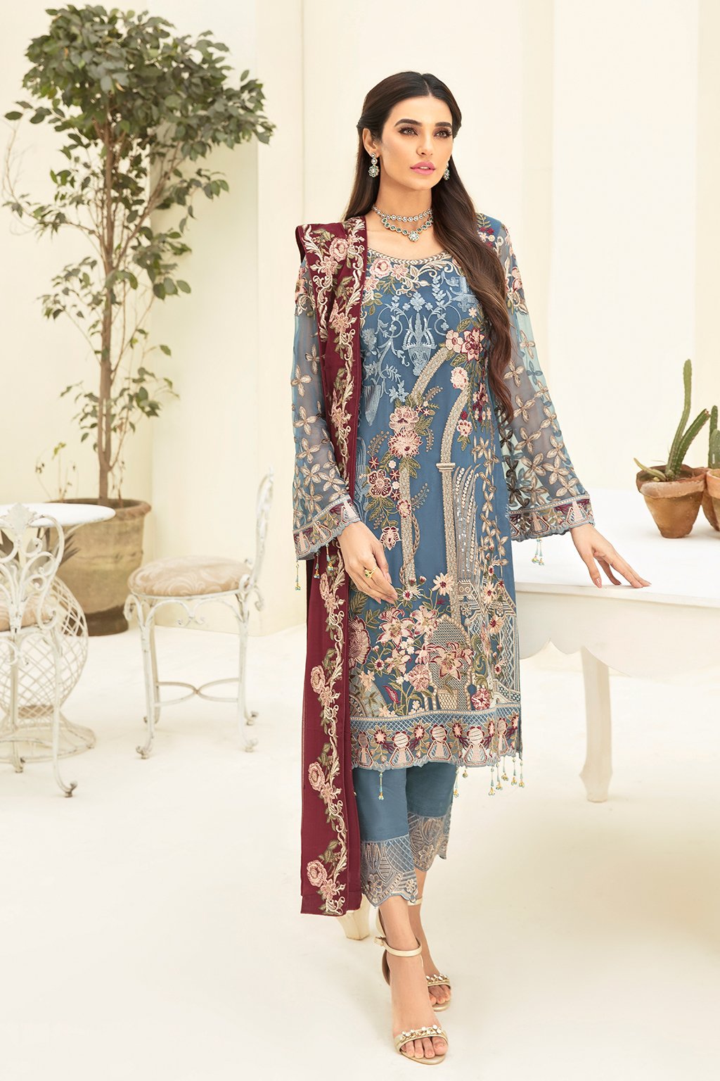 Ramsha Chevron Vol - 3 Chiffon Collection - A-311