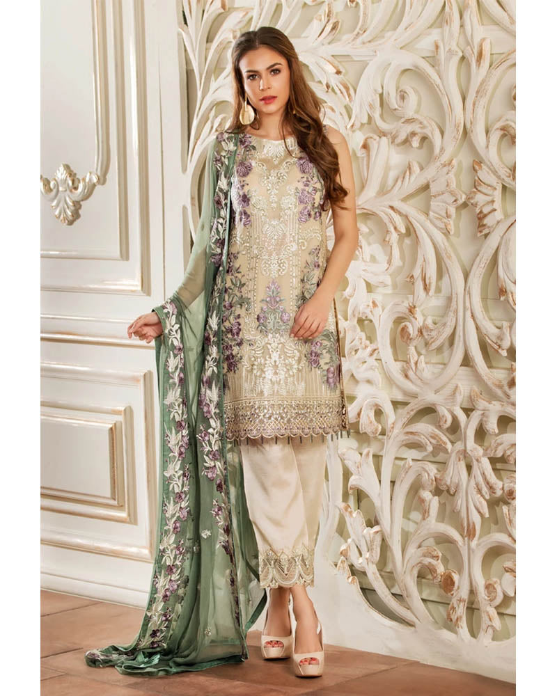 Ramsha Rangoon Collection Vol 4 Pakistani Salwar Suit D-406