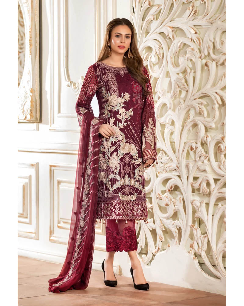 Ramsha Rangoon Collection Vol 4 Pakistani Salwar Suit D-407