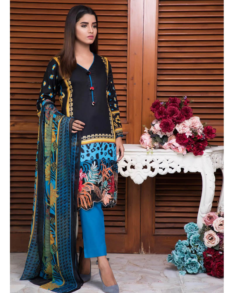 Rang Rez Lawn Volume 3 Pakistani Suit DN-03