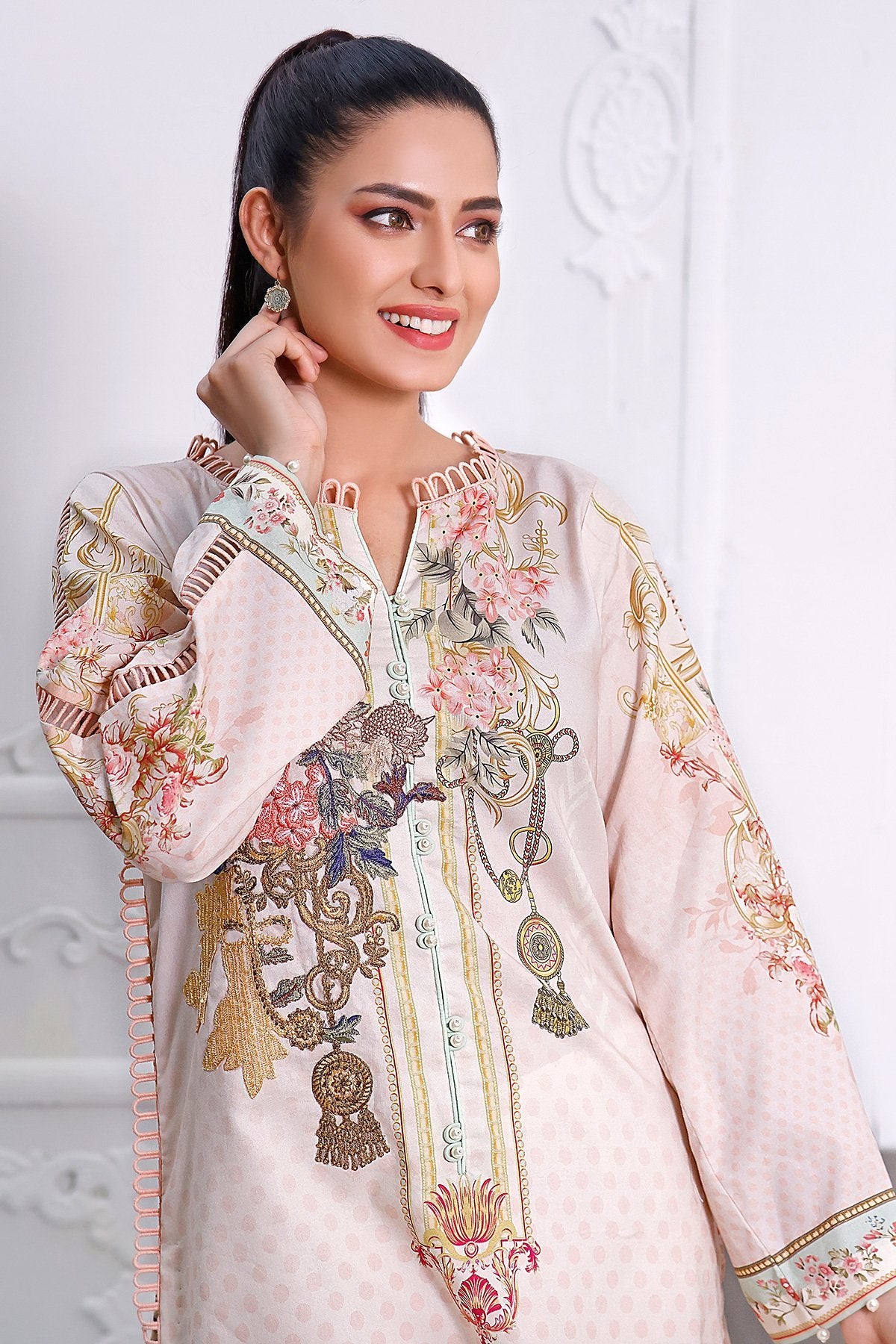 Solitaire Kurti Vol 3 by Jade Firdous – K-19803-B