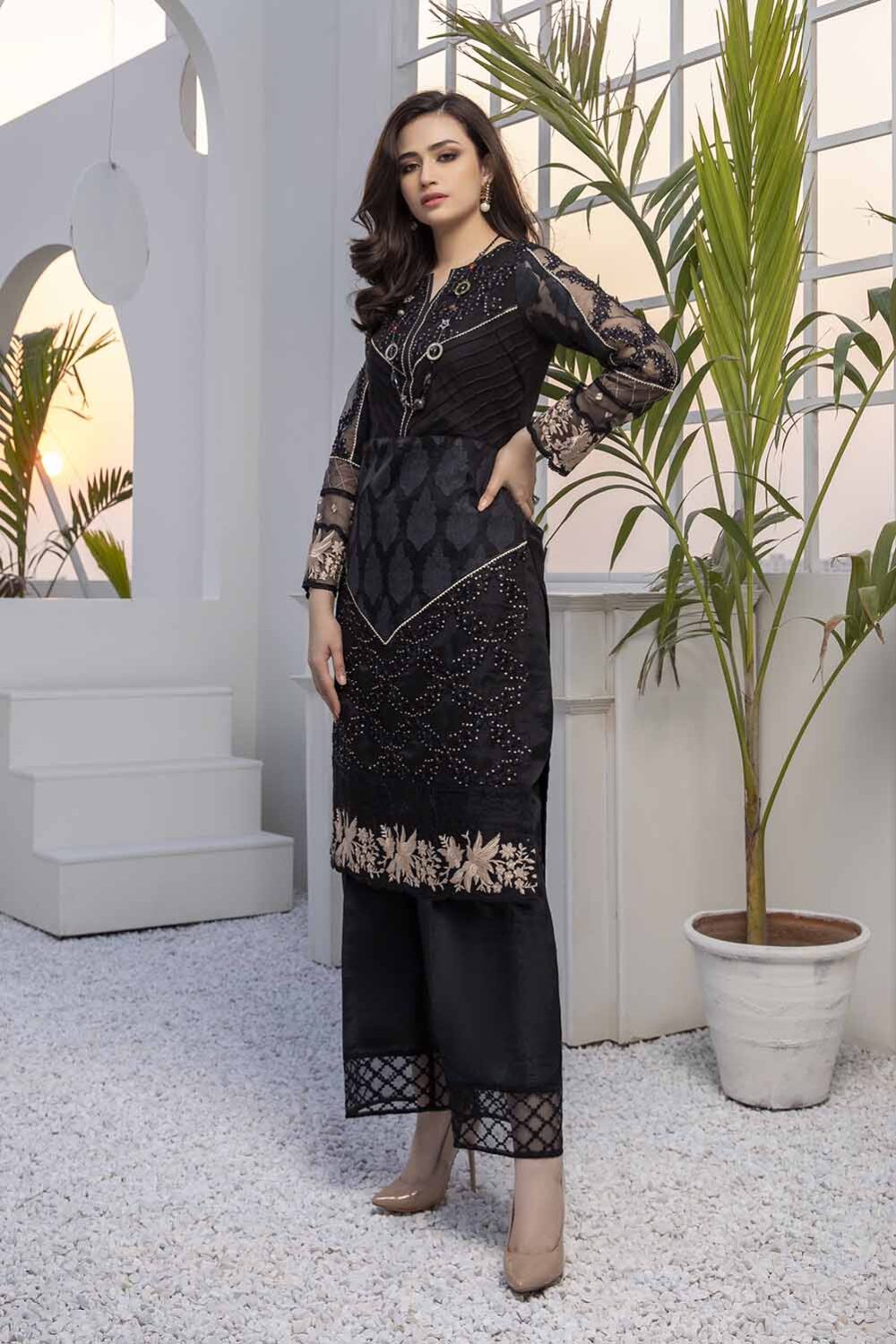 Azure luxury kurti - Nightingale