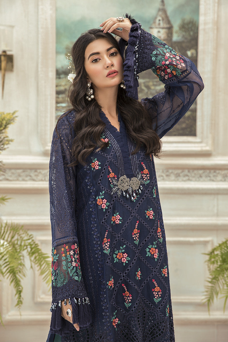 Maria B Mbroidered Chiffon Collection - Bd-1901