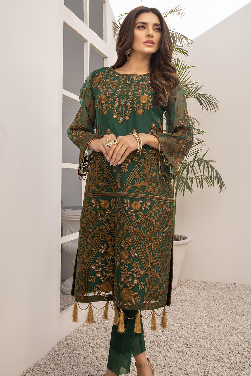 Azure luxury kurti - Daffodil