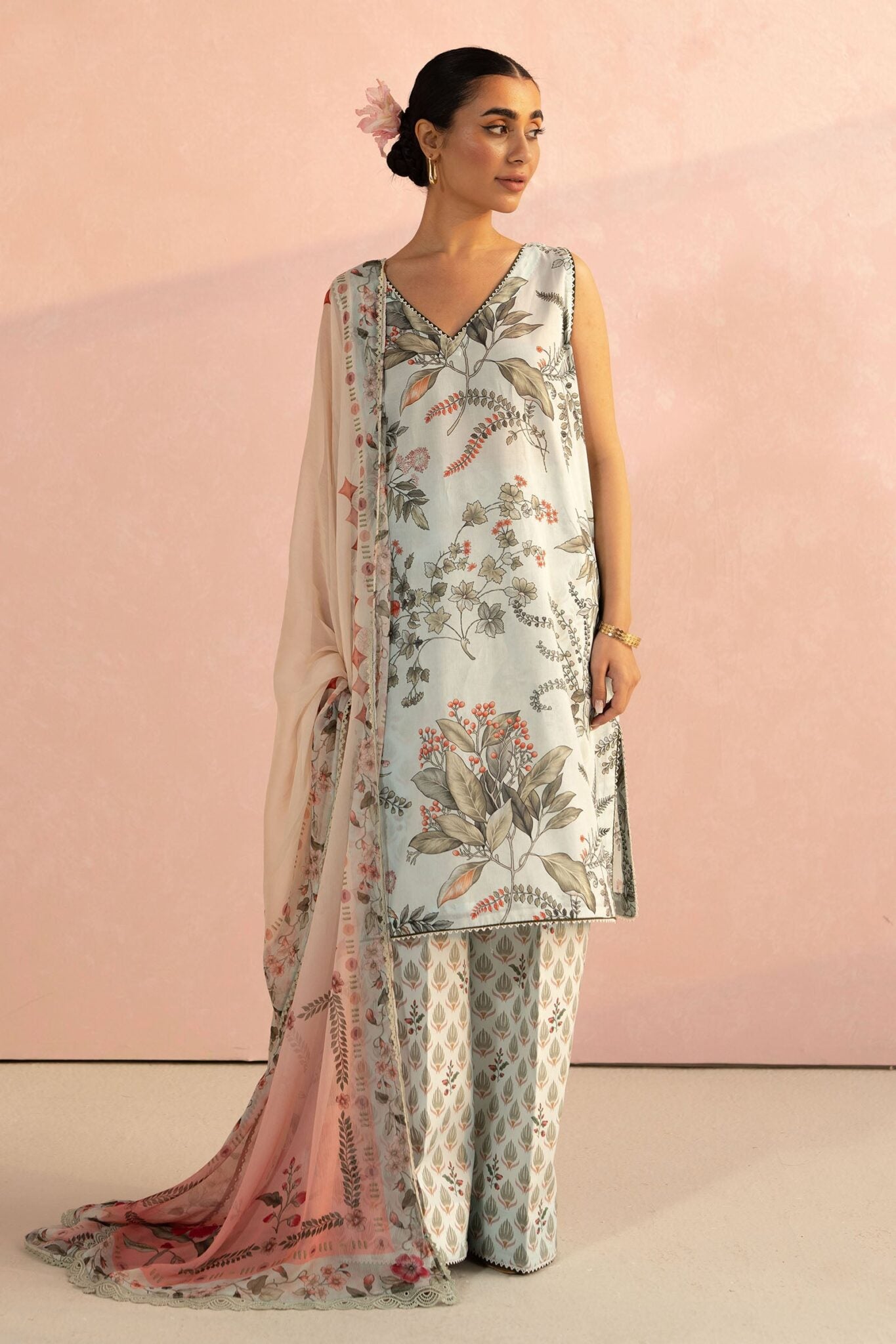 Coco prints unstitched lawn suits by Zara Shahjahan 2025| Zoe - 7A