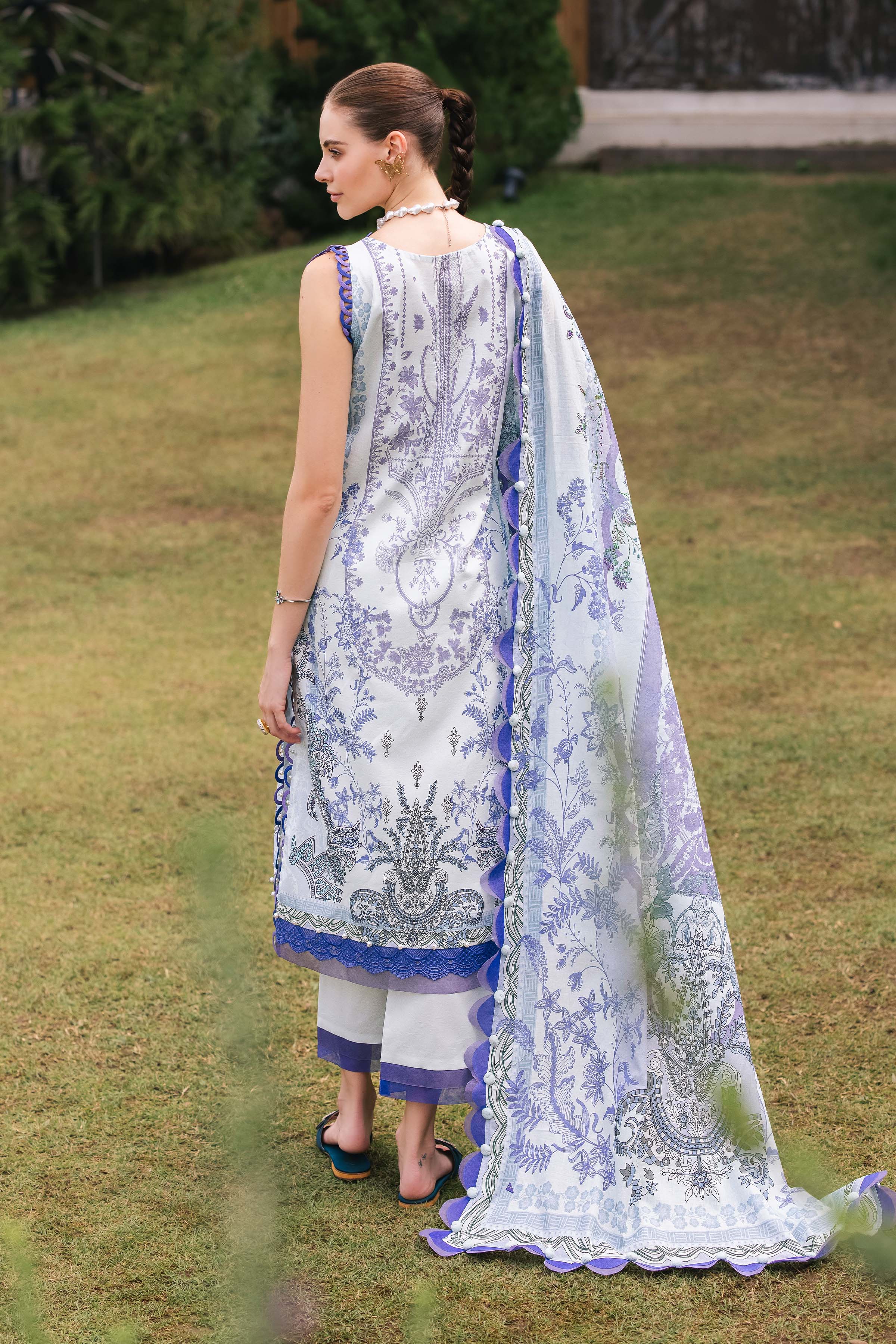 Jade urbane digital printed lawn collection 2025 | 20719-B