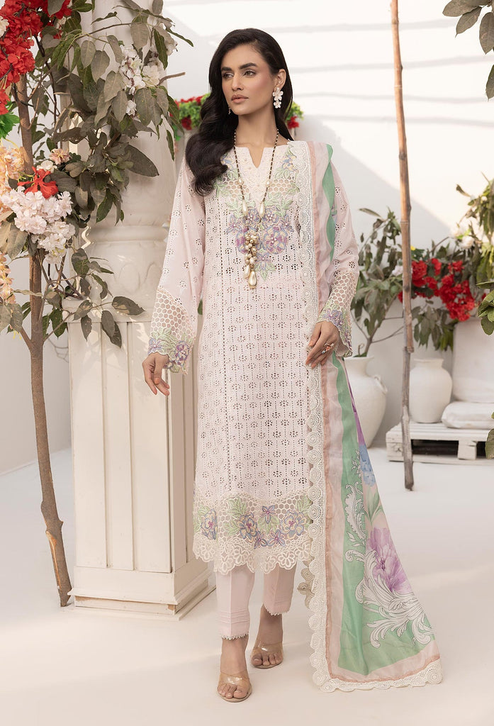 Adan’s libas Ezlyn unstitched lawn collection 2025 - Design 02