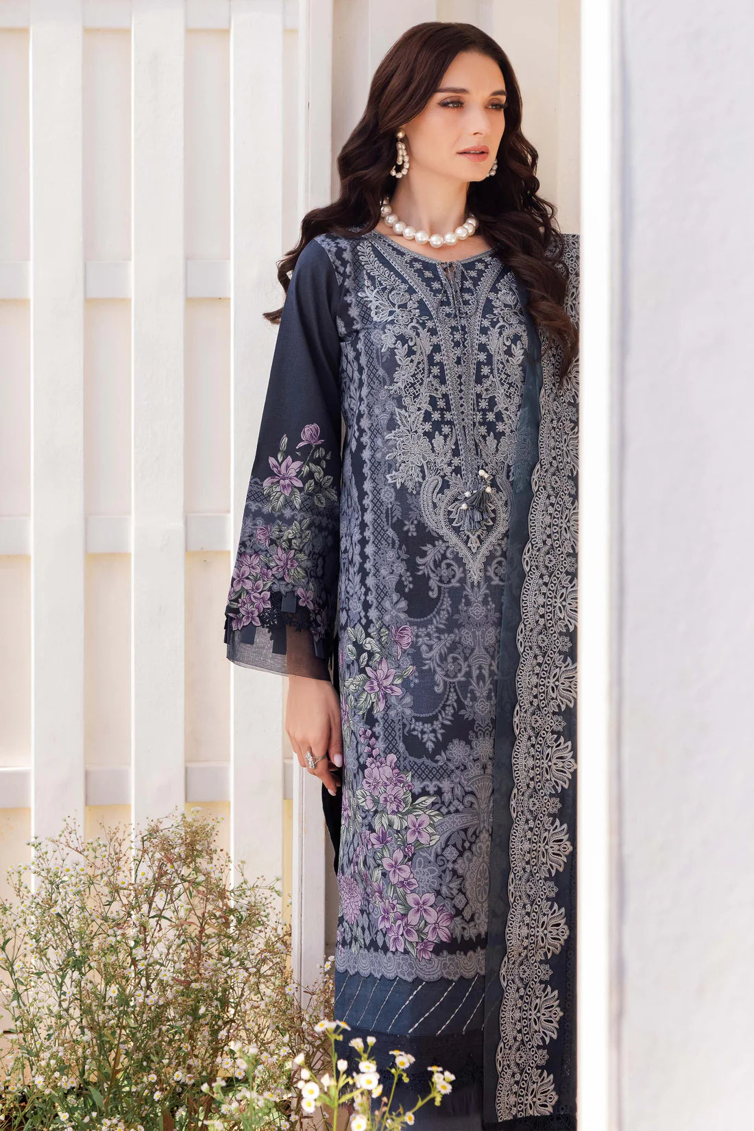 Jade Needle Wonder unstitched lawn collection 2025 - 20727