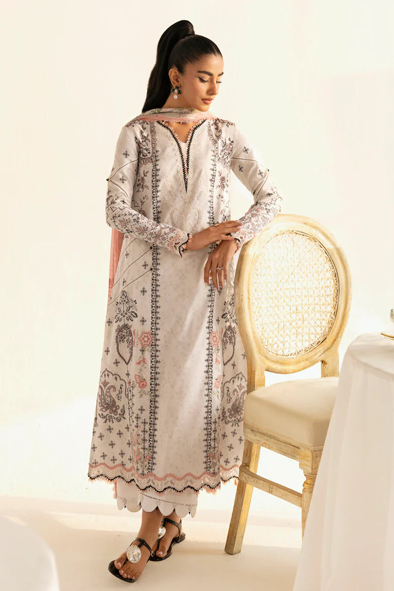 Qalamkar Qprints unstitched lawn suits - 2025 - Lyra