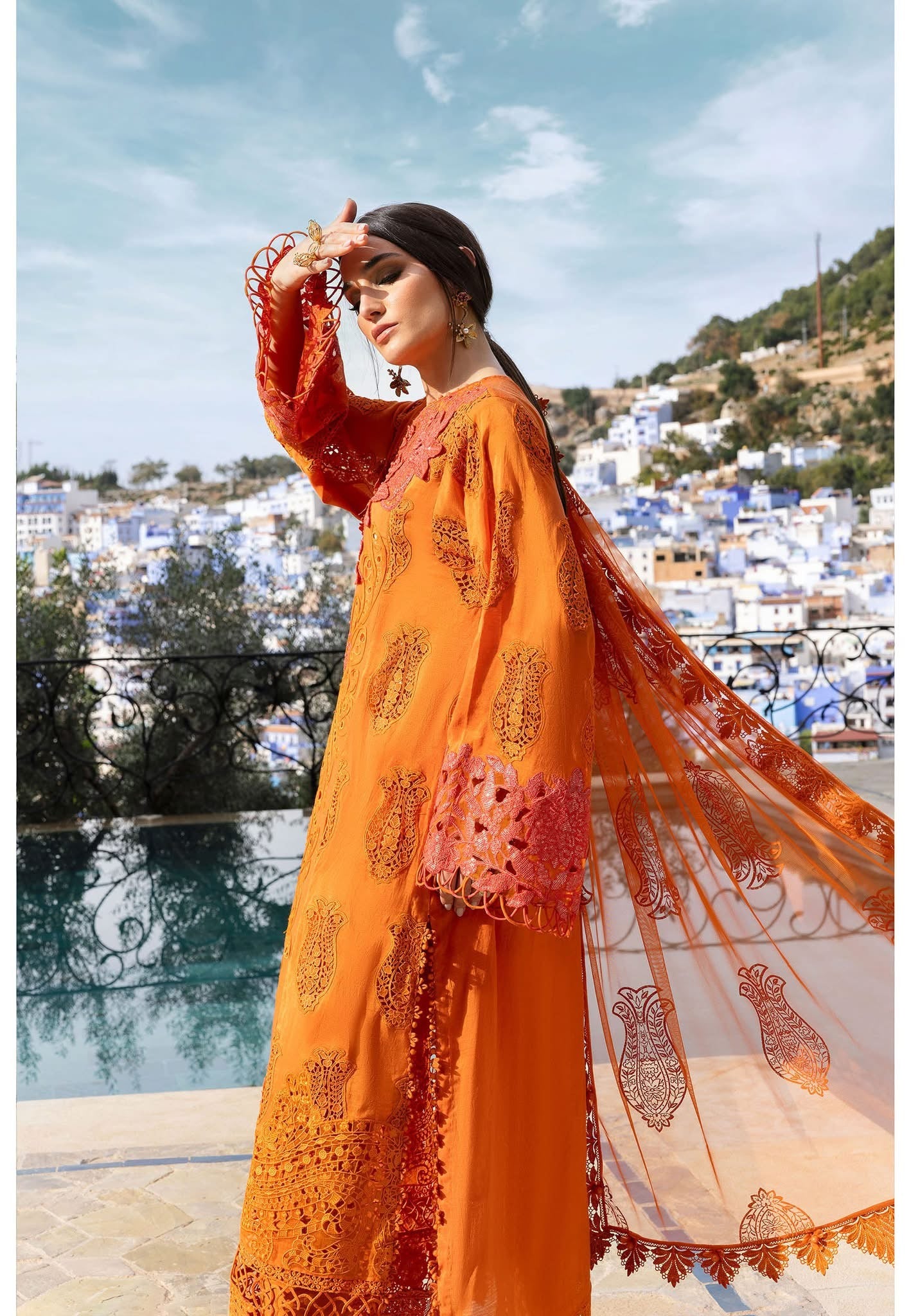 Maria B luxury lawn suits 2025 - 5B