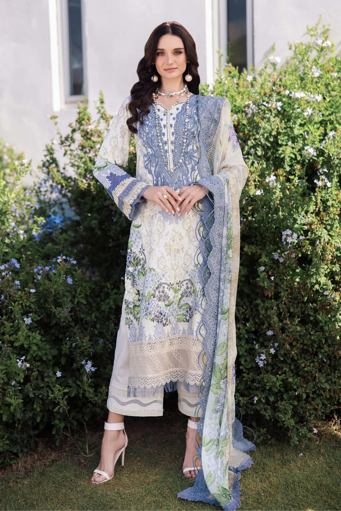 Jade Needle Wonder unstitched lawn collection 2025 - 20741