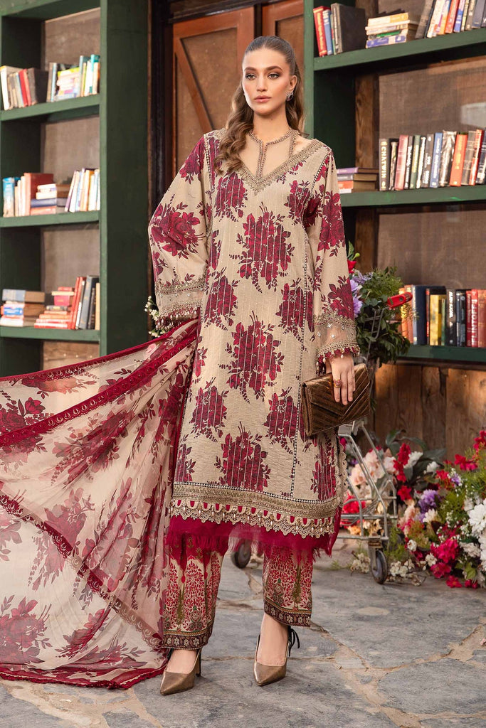 MARIA B M.Prints | Spring Summer Lawn Suits : 2024 | 10A