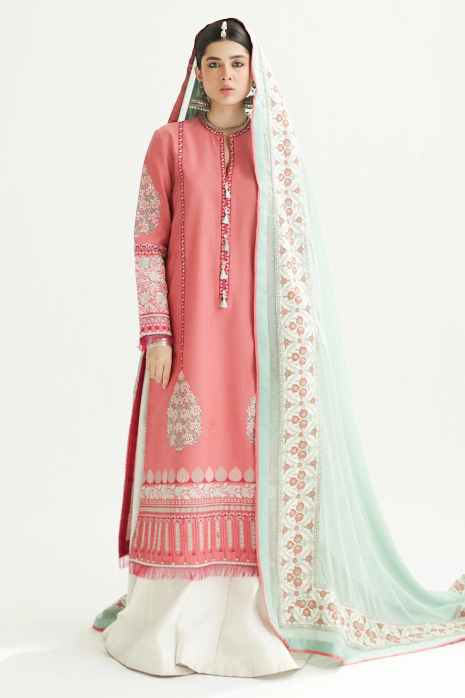 Zara Shahjahan Luxury Lawn Suits | 2024 | 10B (SS-5213)