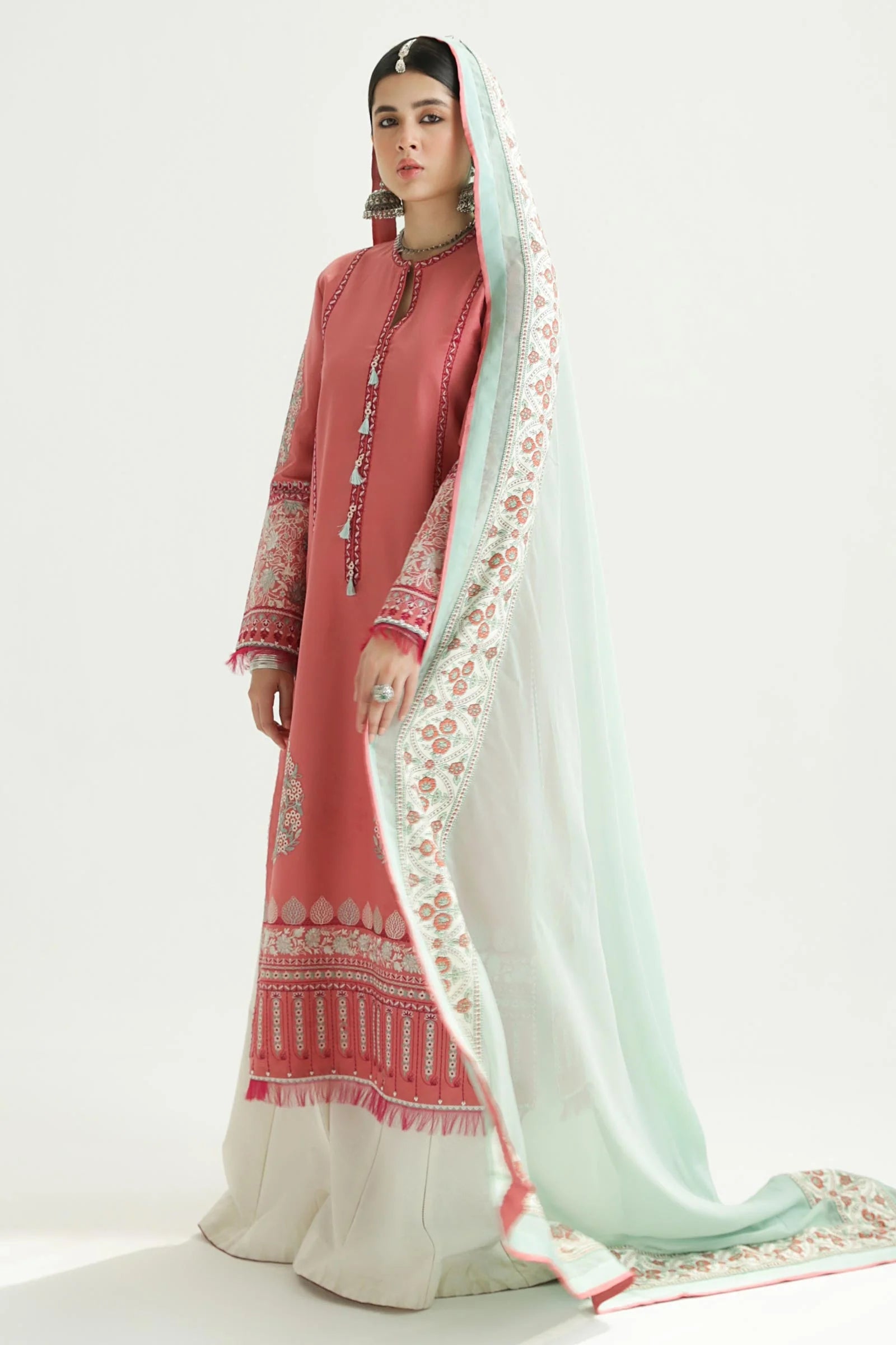 Zara Shahjahan Luxury Lawn Suits | 2024 | 10B (SS-5213)