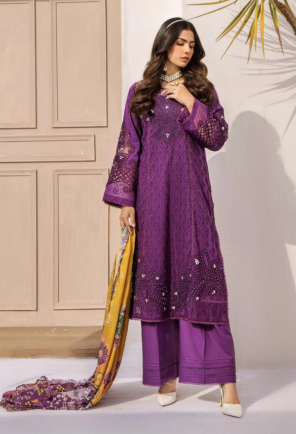 Adan’s libas rumi unstitched schiffli lawn suits 2025-07
