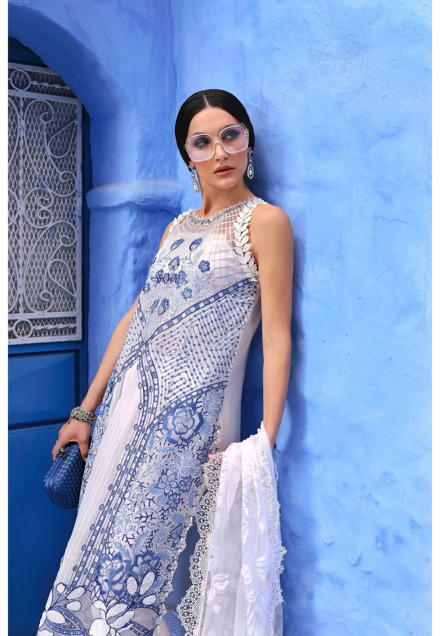 Maria B luxury lawn suits 2025 - 10A