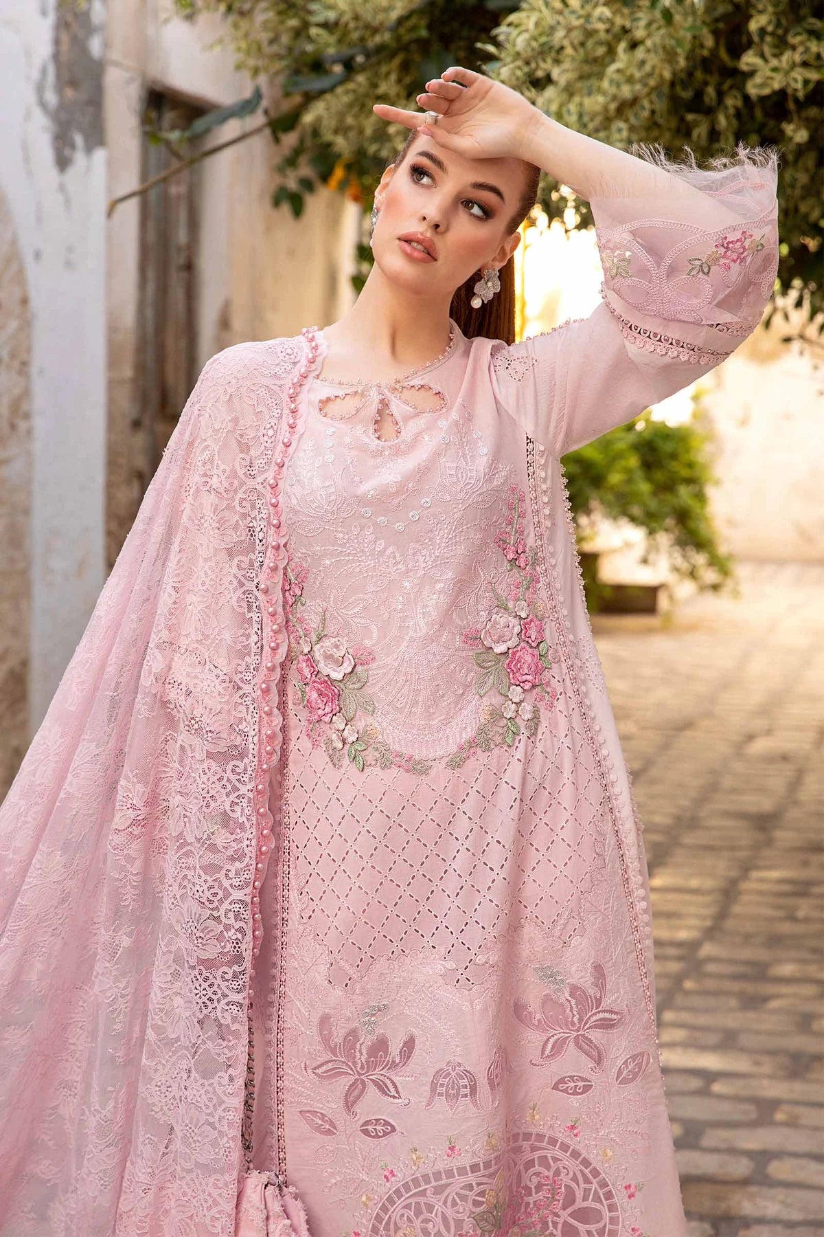 MARIA B Luxury Lawn Suits | 2024 | 11A