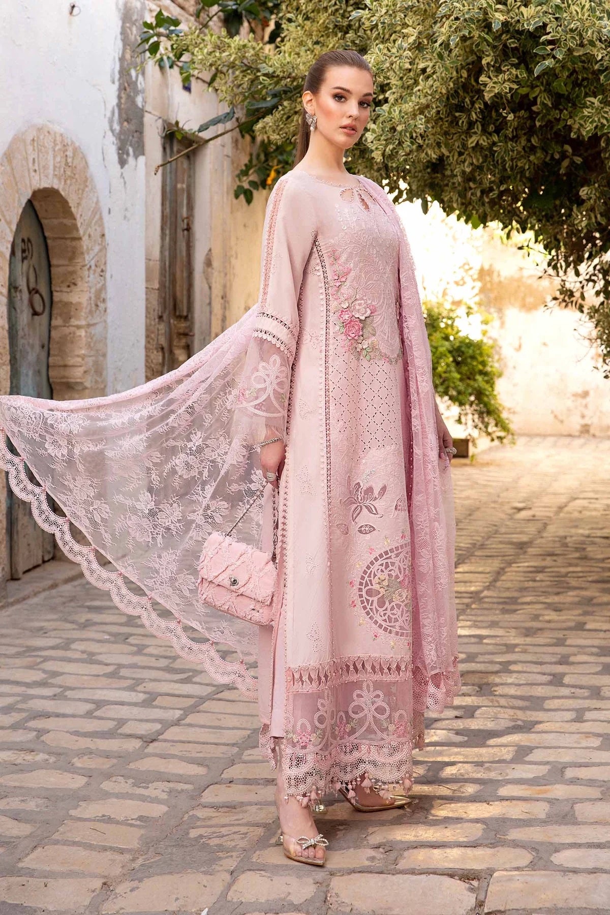 MARIA B Luxury Lawn Suits | 2024 | 11A
