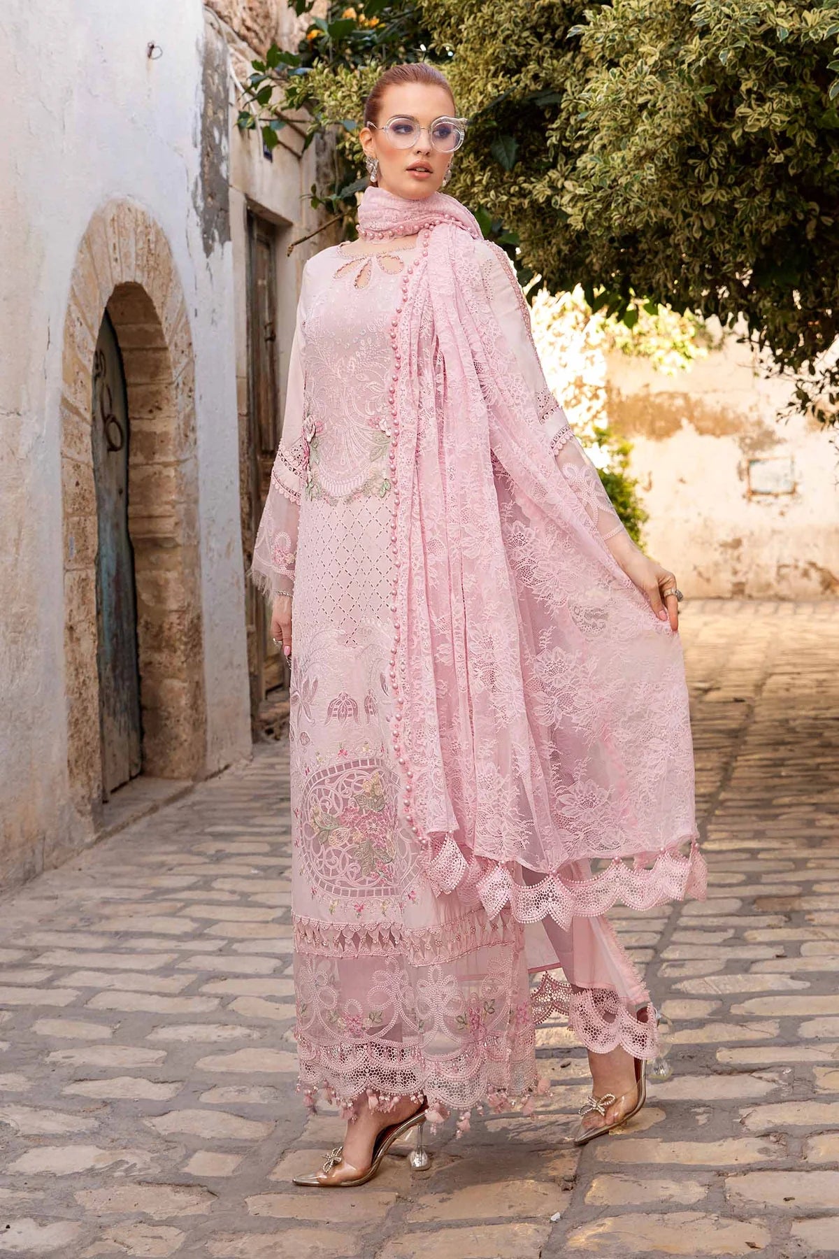 MARIA B Luxury Lawn Suits | 2024 | 11A