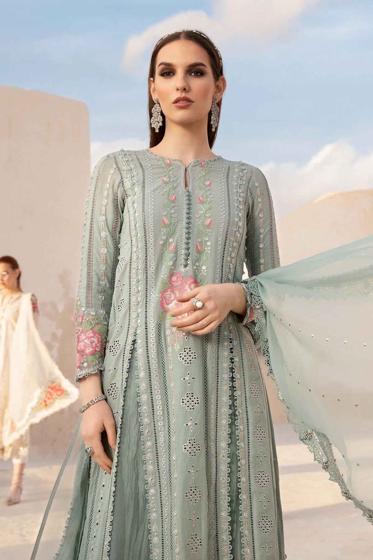 MARIA B Luxury Lawn Suits | 2024 | 12B