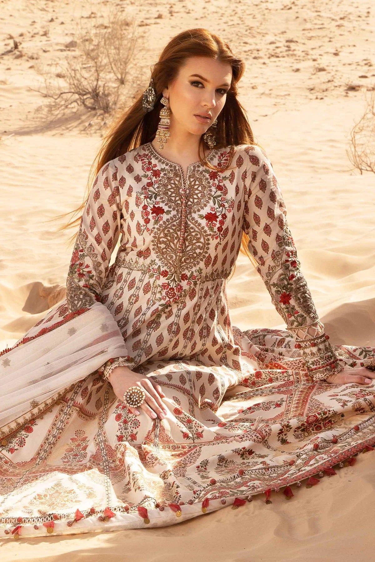 MARIA B Luxury Lawn Suits | 2024 | 13A