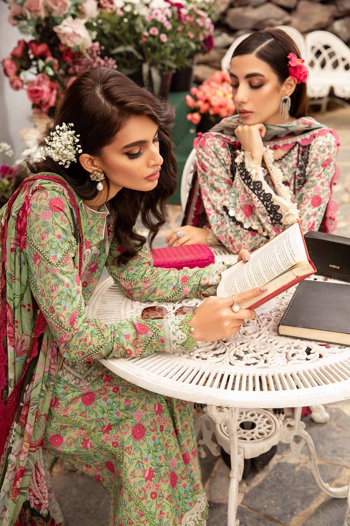 MARIA B M.Prints | Spring Summer Lawn Suits : 2024 | 13B
