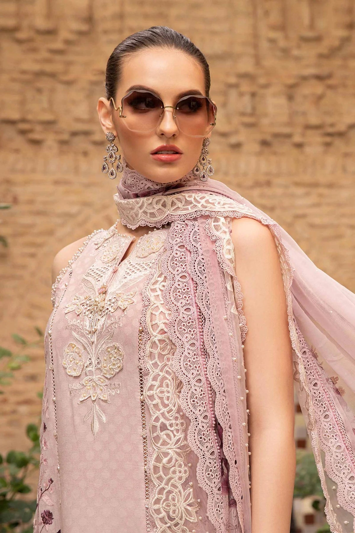 MARIA B Luxury Lawn Suits | 2024 | 14A