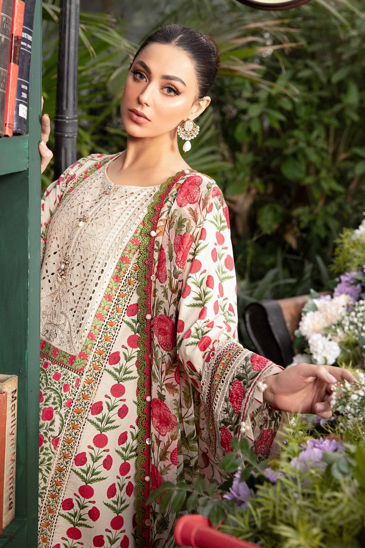 MARIA B M.Prints | Spring Summer Lawn Suits : 2024 | 14A