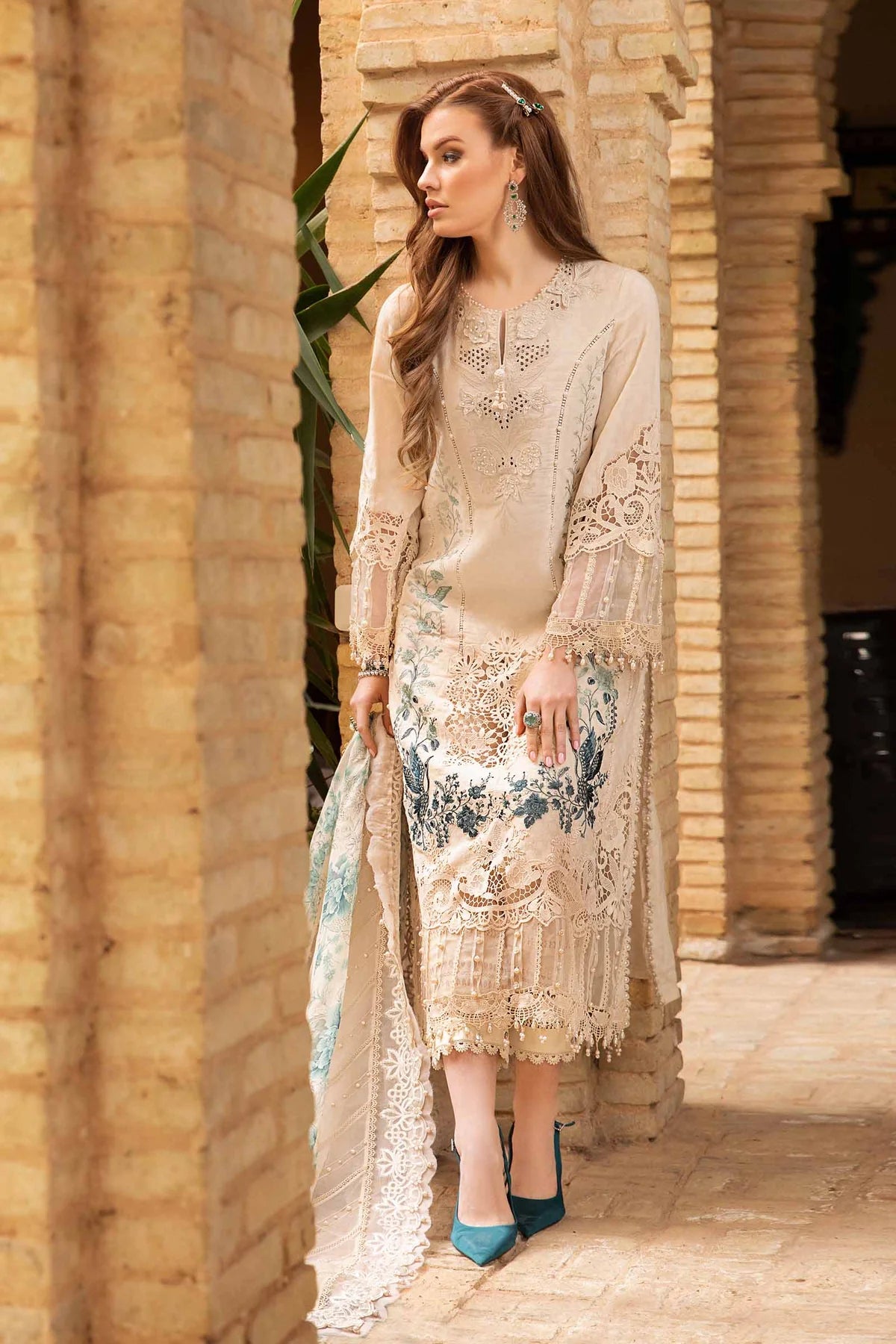 MARIA B Luxury Lawn Suits | 2024 | 14B