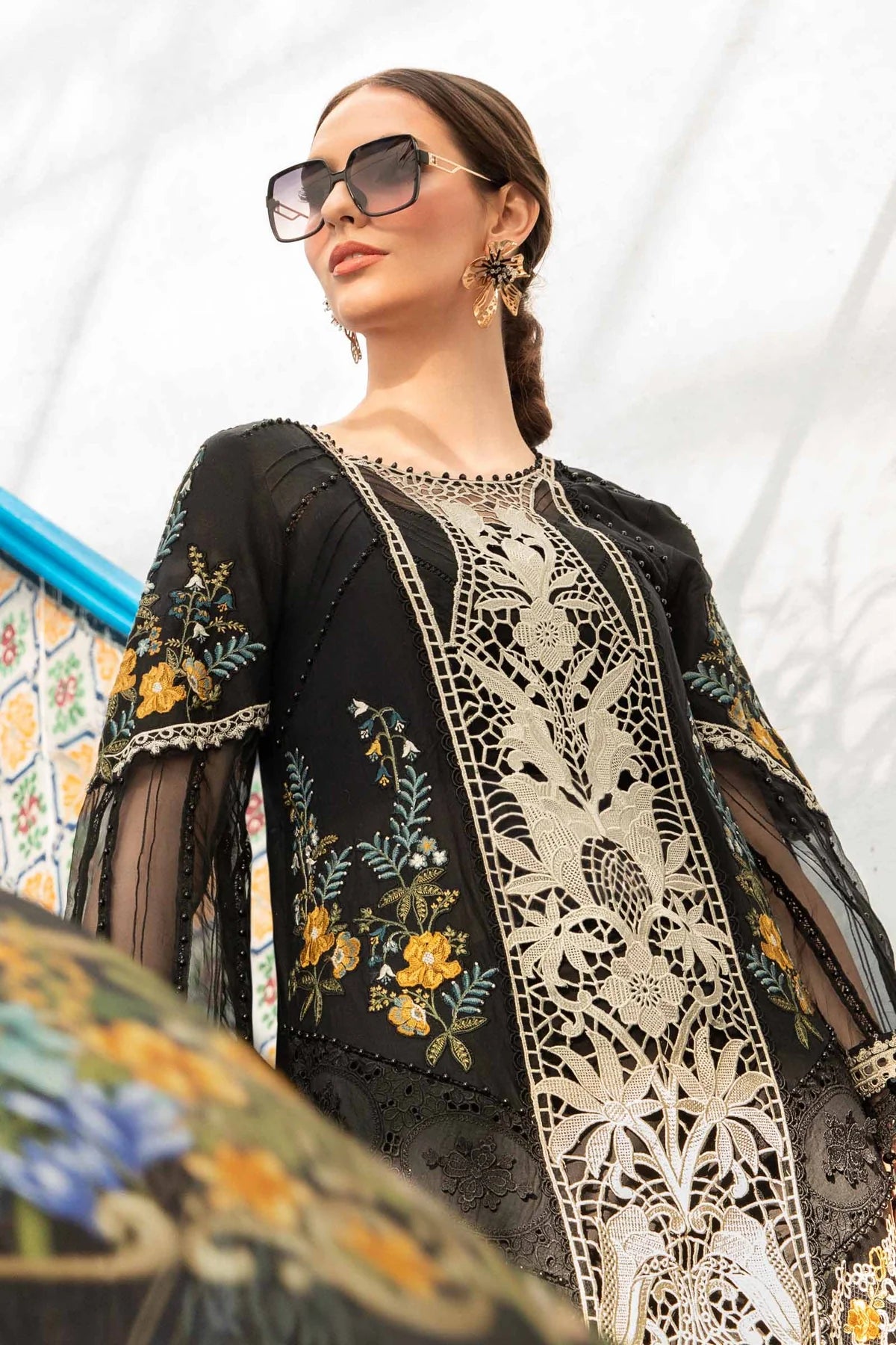 MARIA B Luxury Lawn Suits | 2024 | 15B