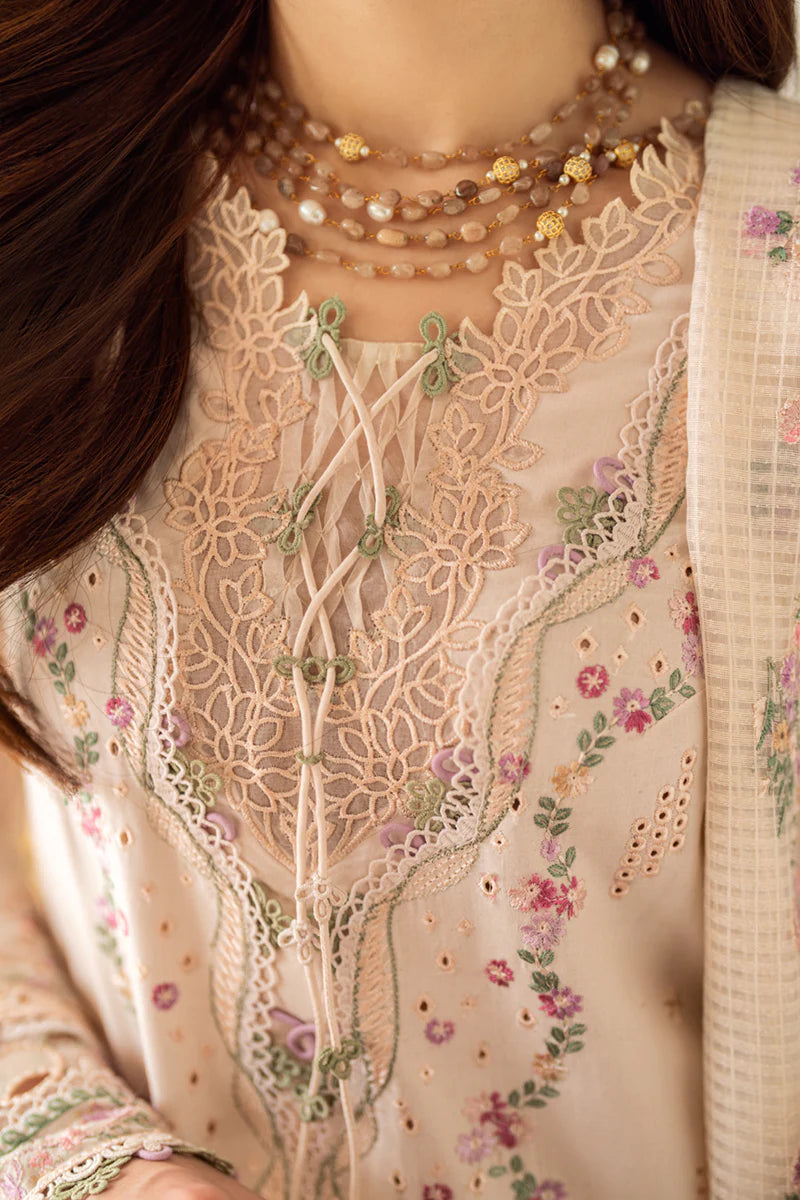 Qalamkar Sahil luxury unstitched lawn suits 2025 - FK-12-Lily