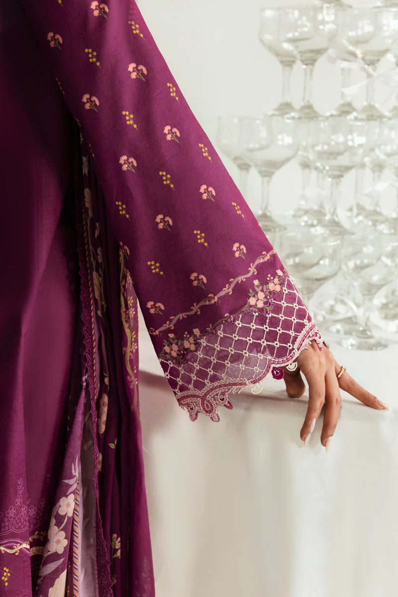 Qalamkar Qprints unstitched lawn suits - 2025 - Miya