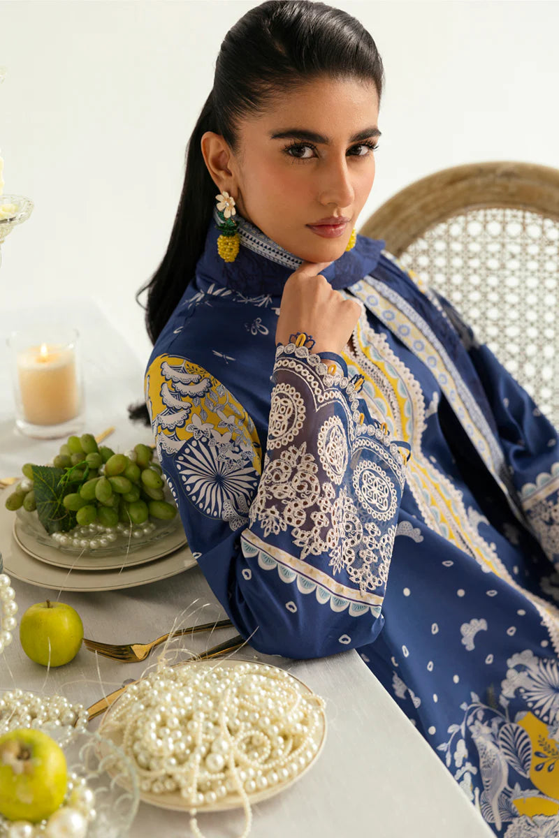 Qalamkar Qprints unstitched lawn suits - 2025 - Hina