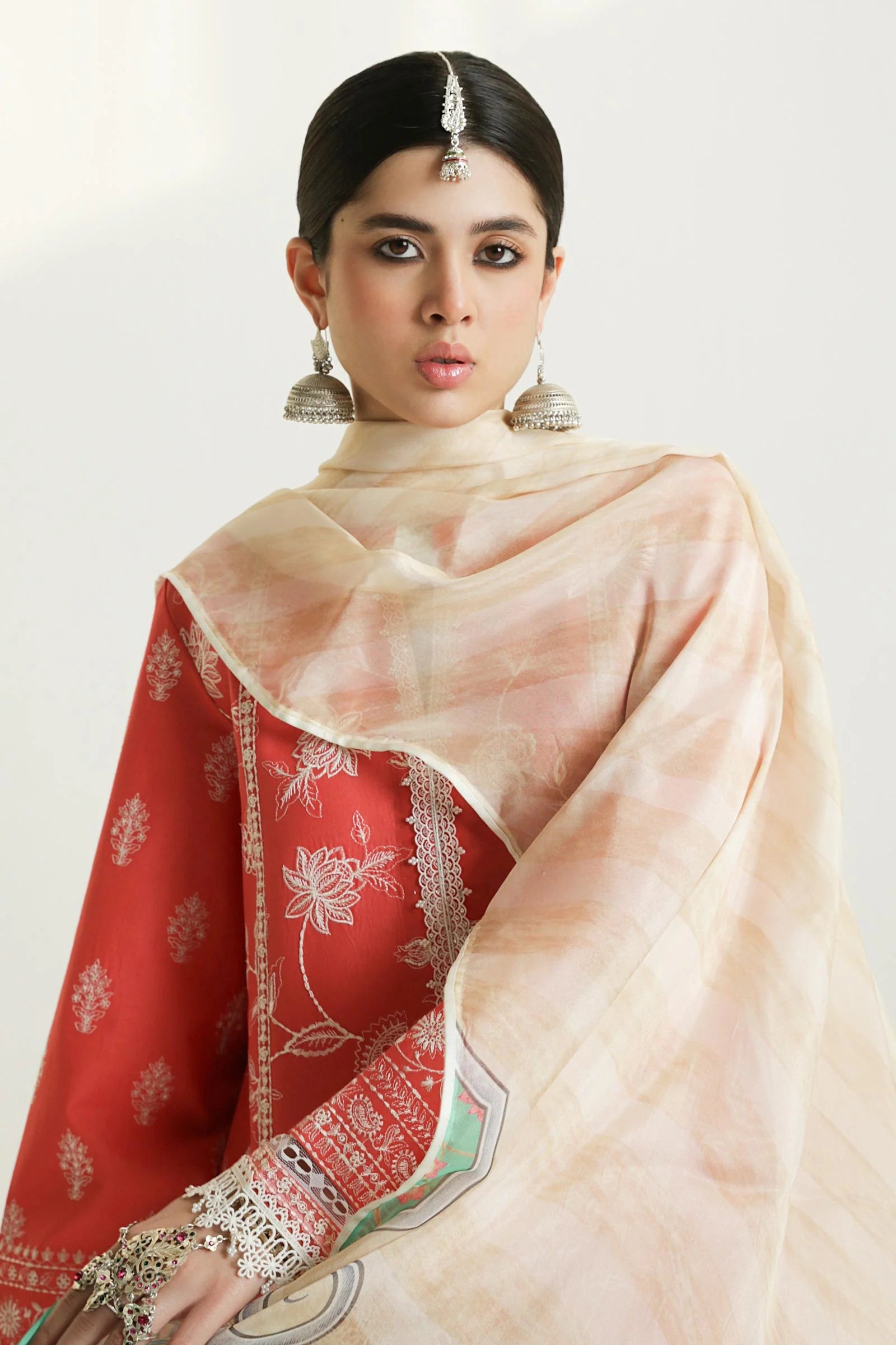 Zara Shahjahan Luxury Lawn Suits | 2024 | MAHI-1A