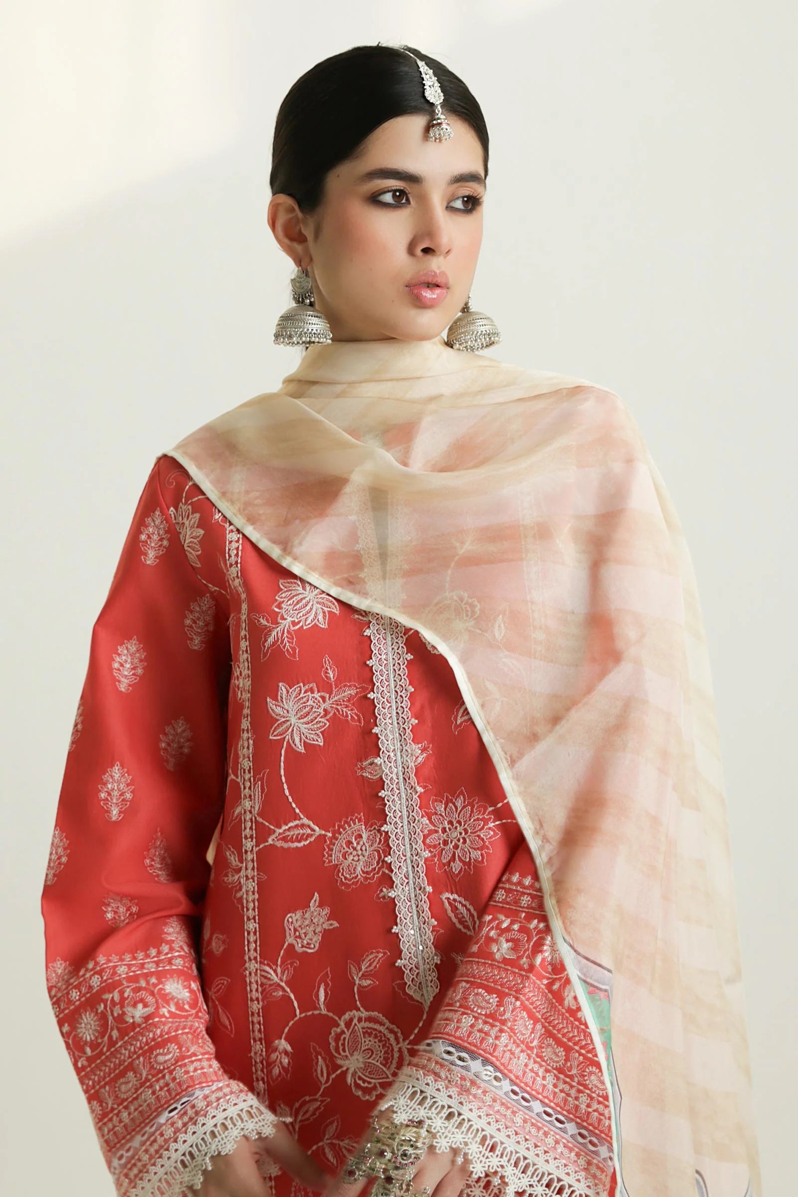 Zara Shahjahan Luxury Lawn Suits | 2024 | MAHI-1A