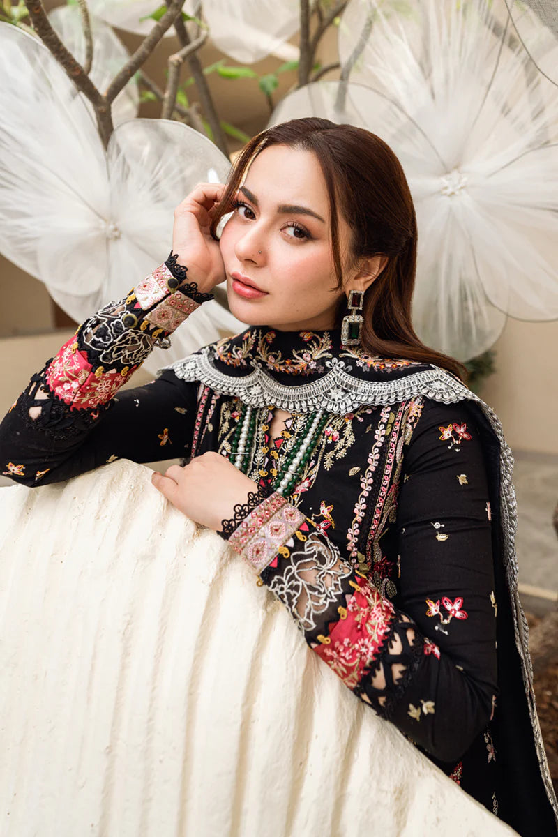 Qalamkar Sahil luxury unstitched lawn suits 2025 - FK-15-Hannah