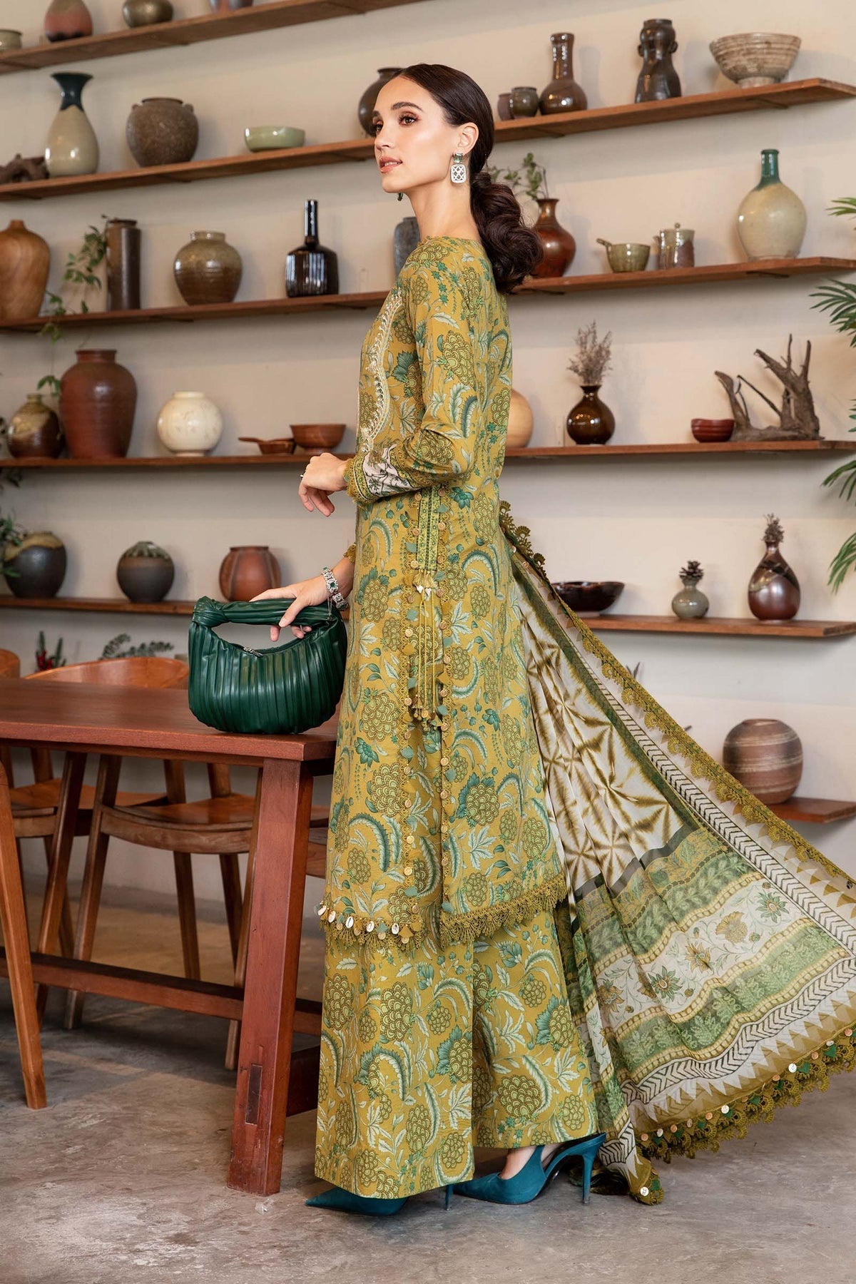 Maria B Mprints spring summer unstitched lawn suits 2025 | 13B