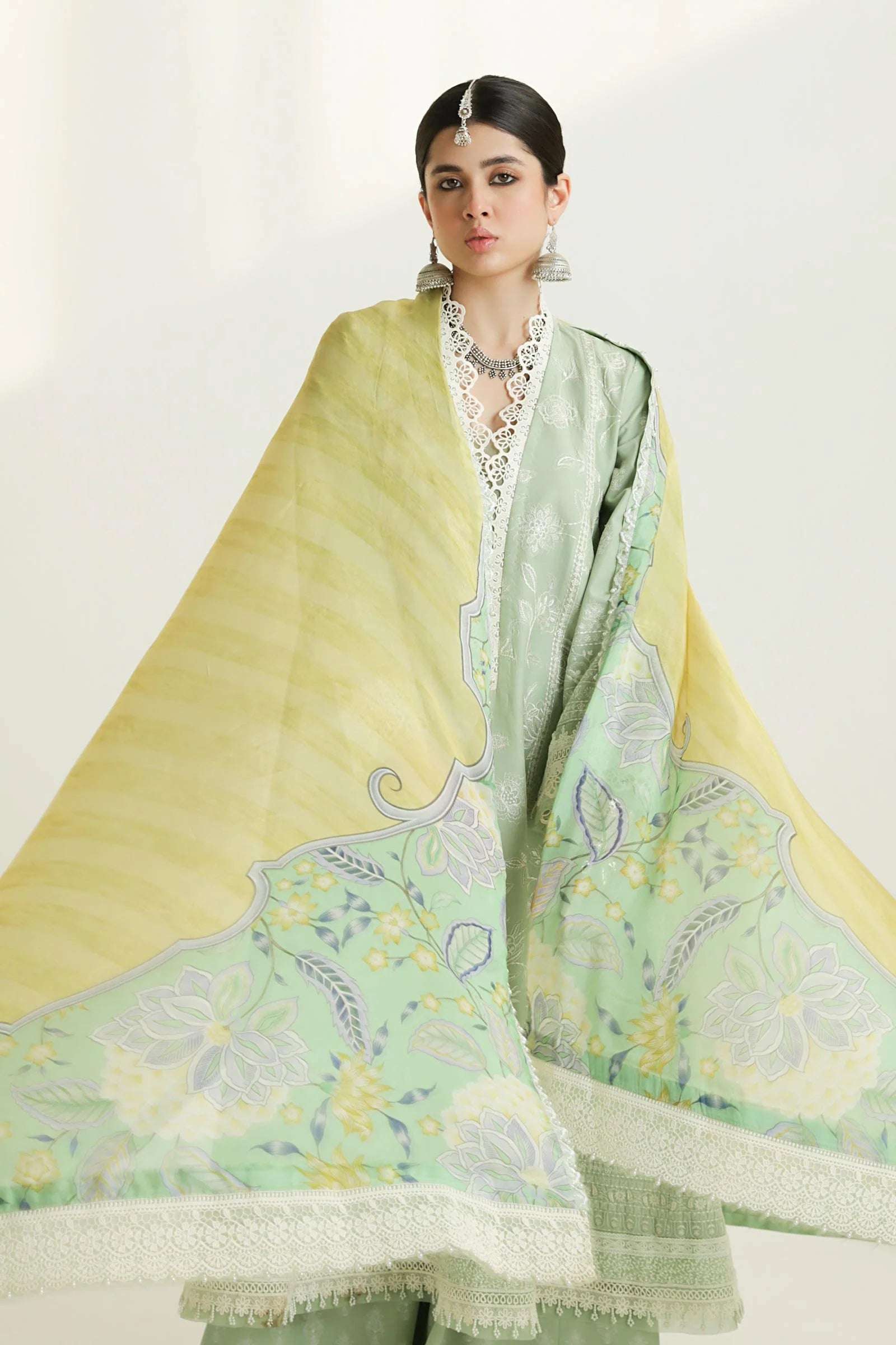 Zara Shahjahan Luxury Lawn Suits | 2024 | 1B