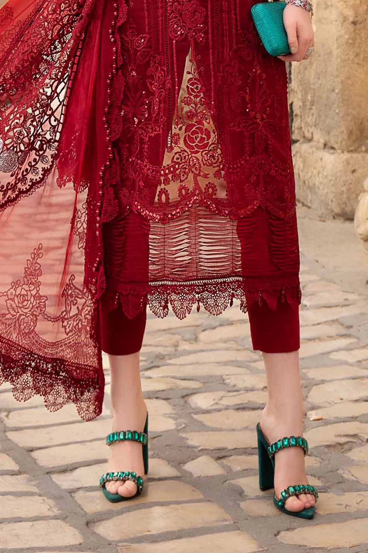 MARIA B Luxury Lawn Suits | 2024 | 1B